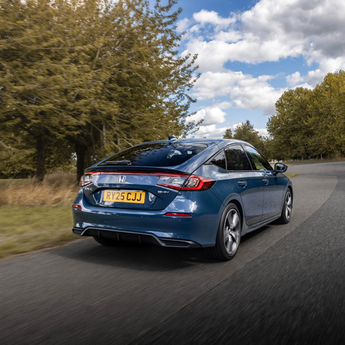 2025 Honda Civic eHEV UK Version Rear View