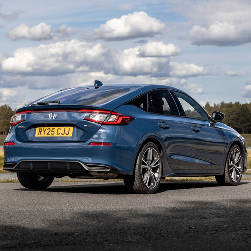 2025 Honda Civic eHEV UK Version Rear View