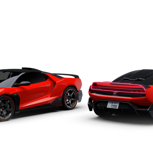 2027 Honda NSX Tribute by Italdesign Front View