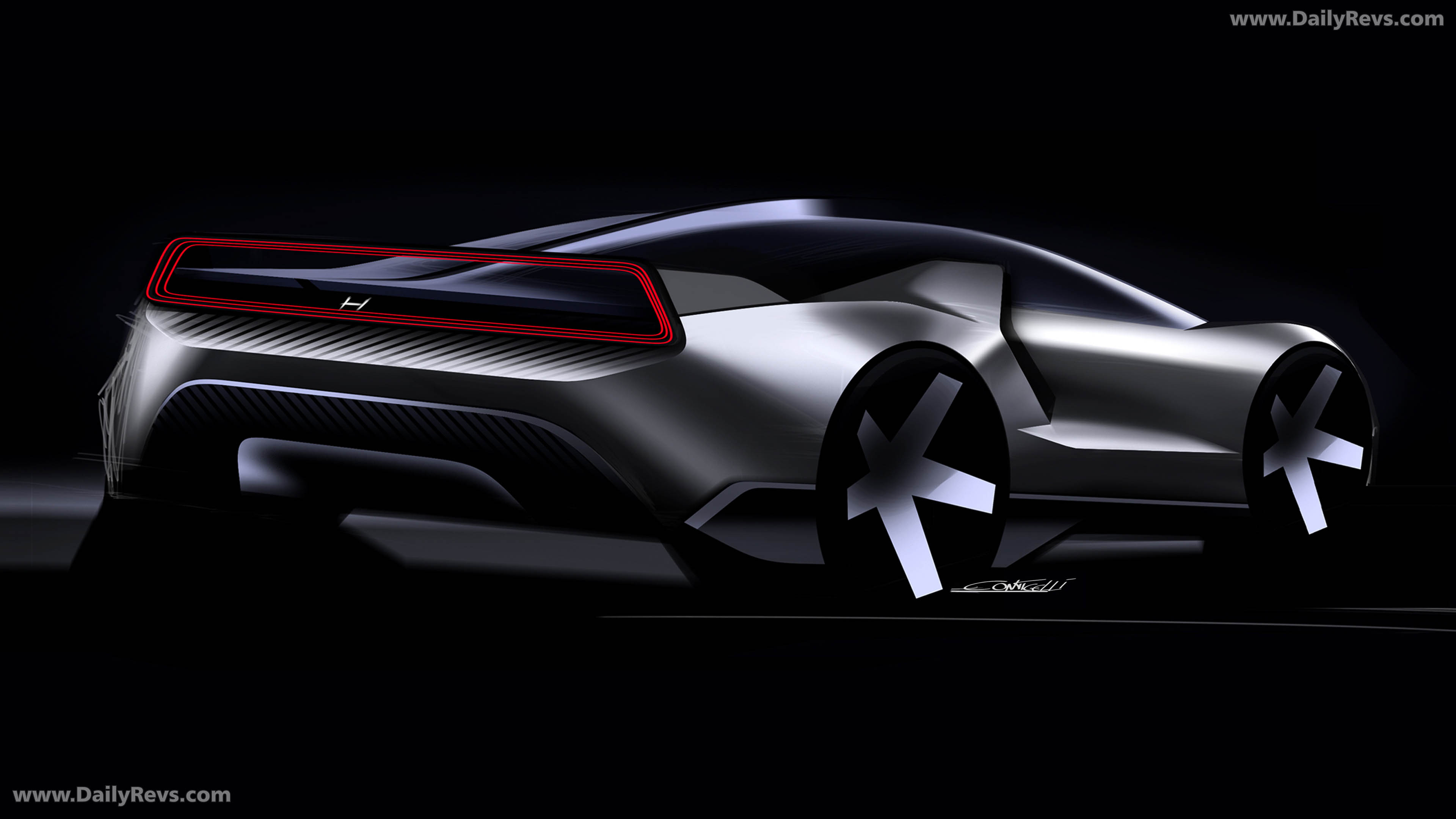 2027 Honda NSX Tribute by Italdesign Sketches