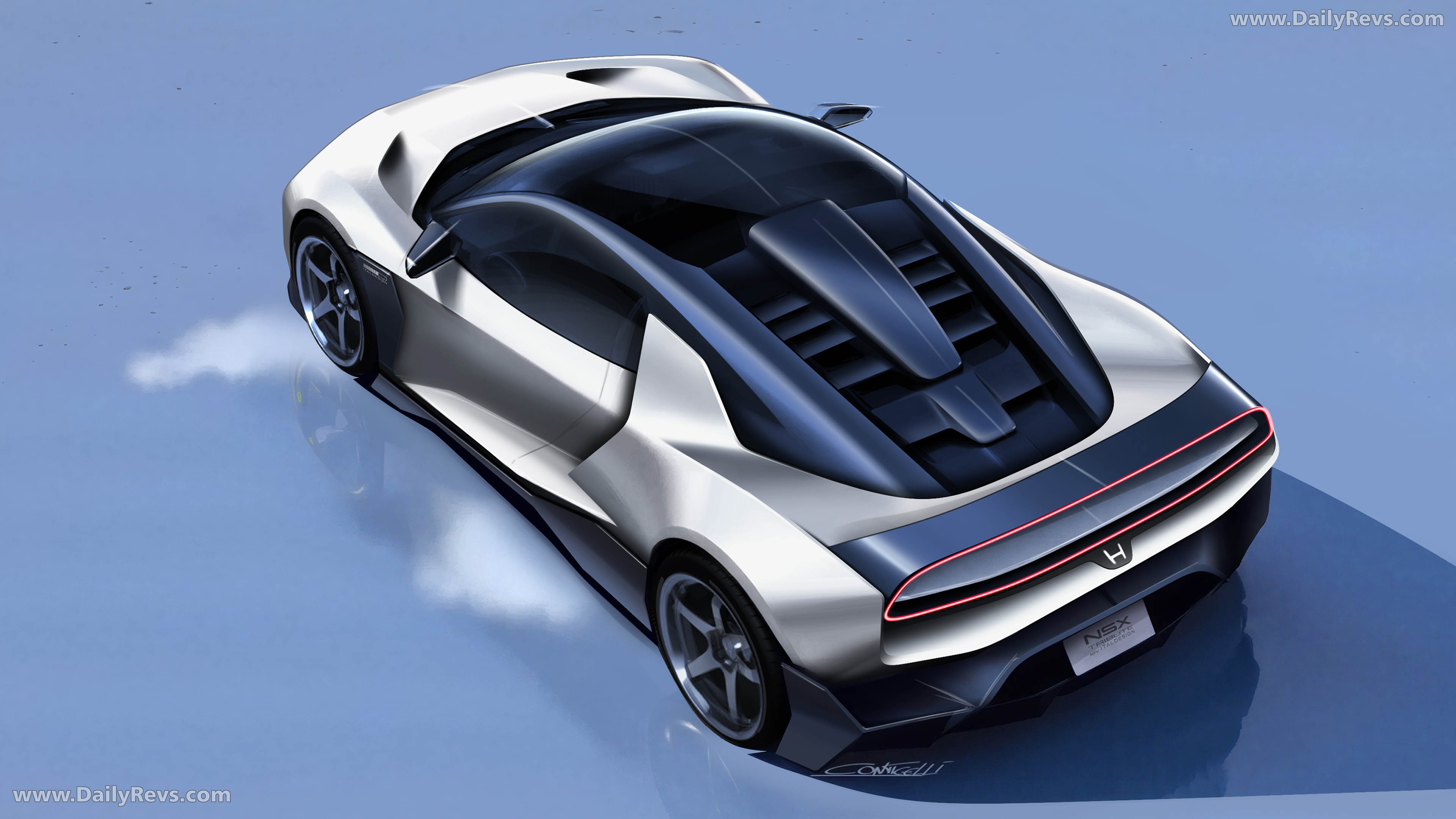 2027 Honda NSX Tribute by Italdesign Sketches