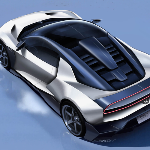 2027 Honda NSX Tribute by Italdesign Sketches