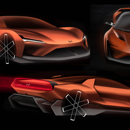 2027 Honda NSX Tribute by Italdesign Sketches