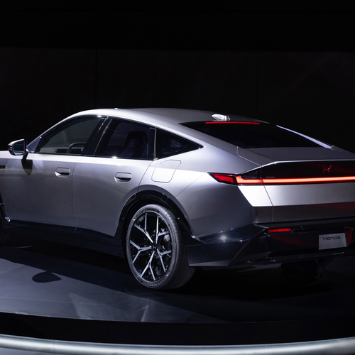 2026 Honda Hybrid Sedan Prototype Rear View