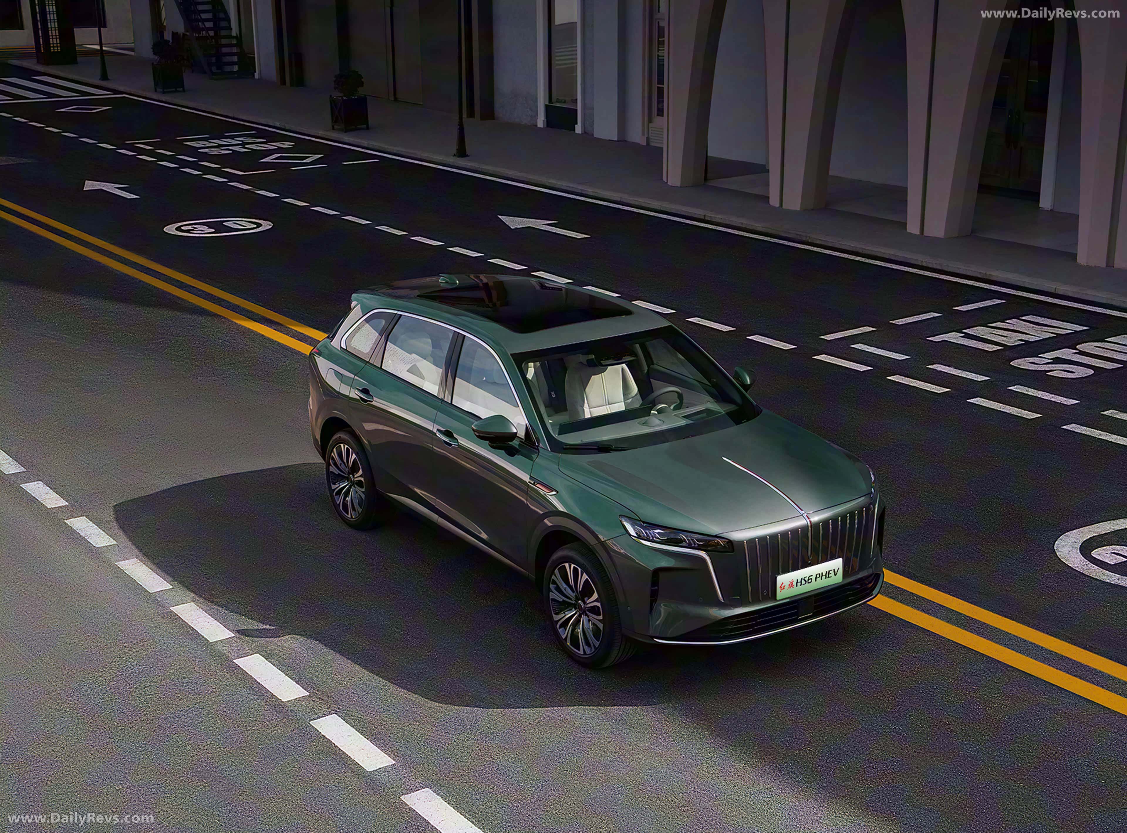 2026 Hongqi HS6 PHEV Top View