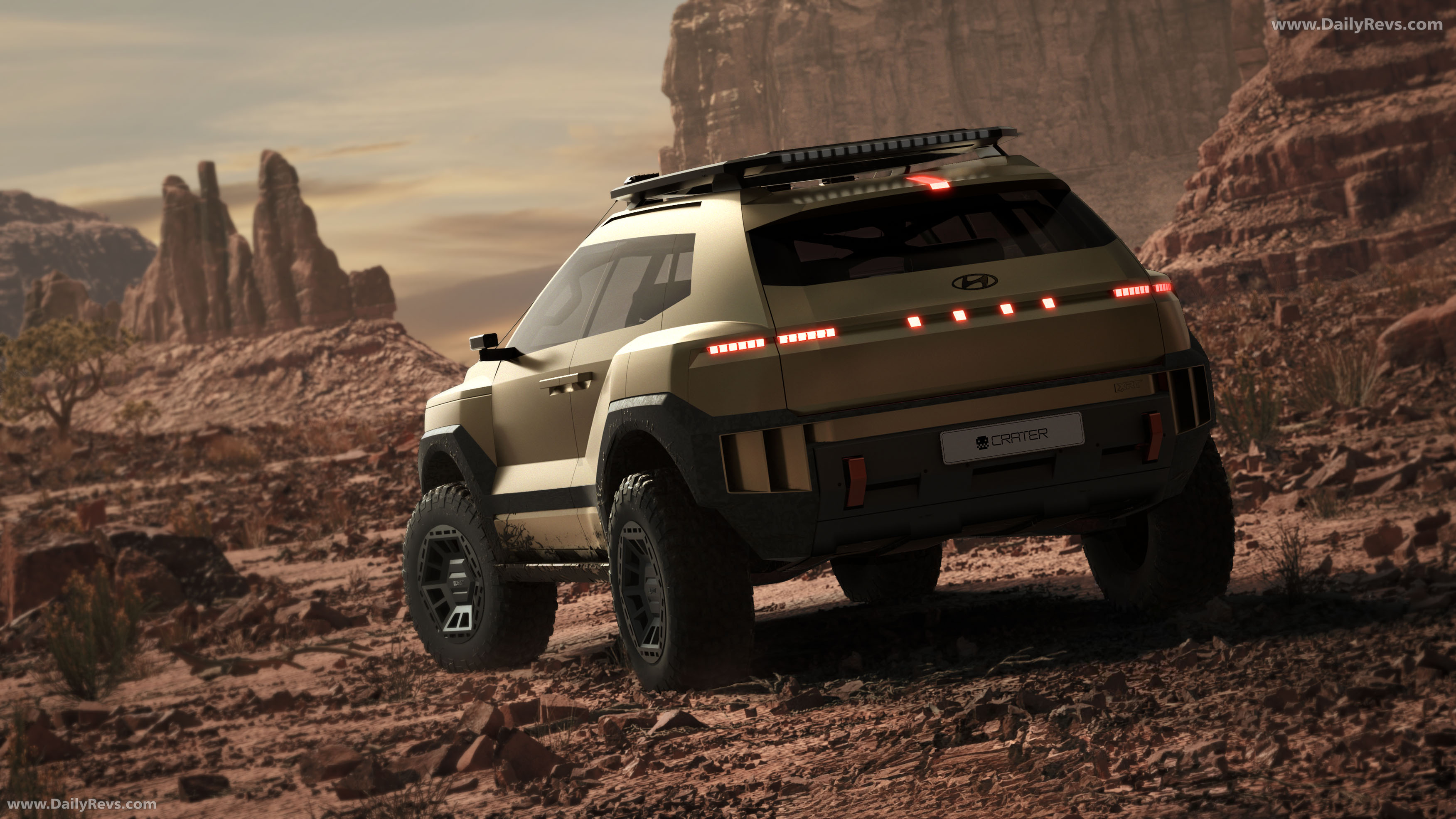 2025 Hyundai CRATER Concept Rear View