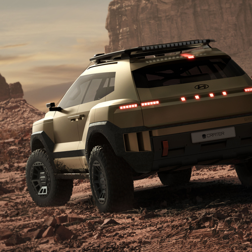 2025 Hyundai CRATER Concept Rear View