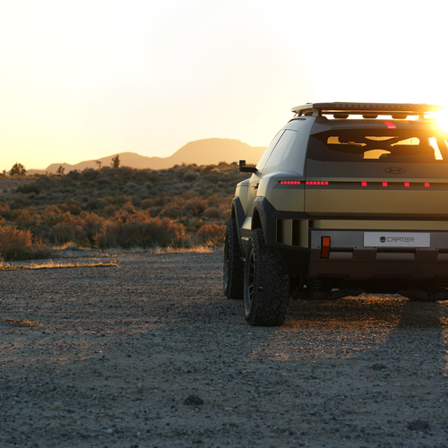 2025 Hyundai CRATER Concept Rear View