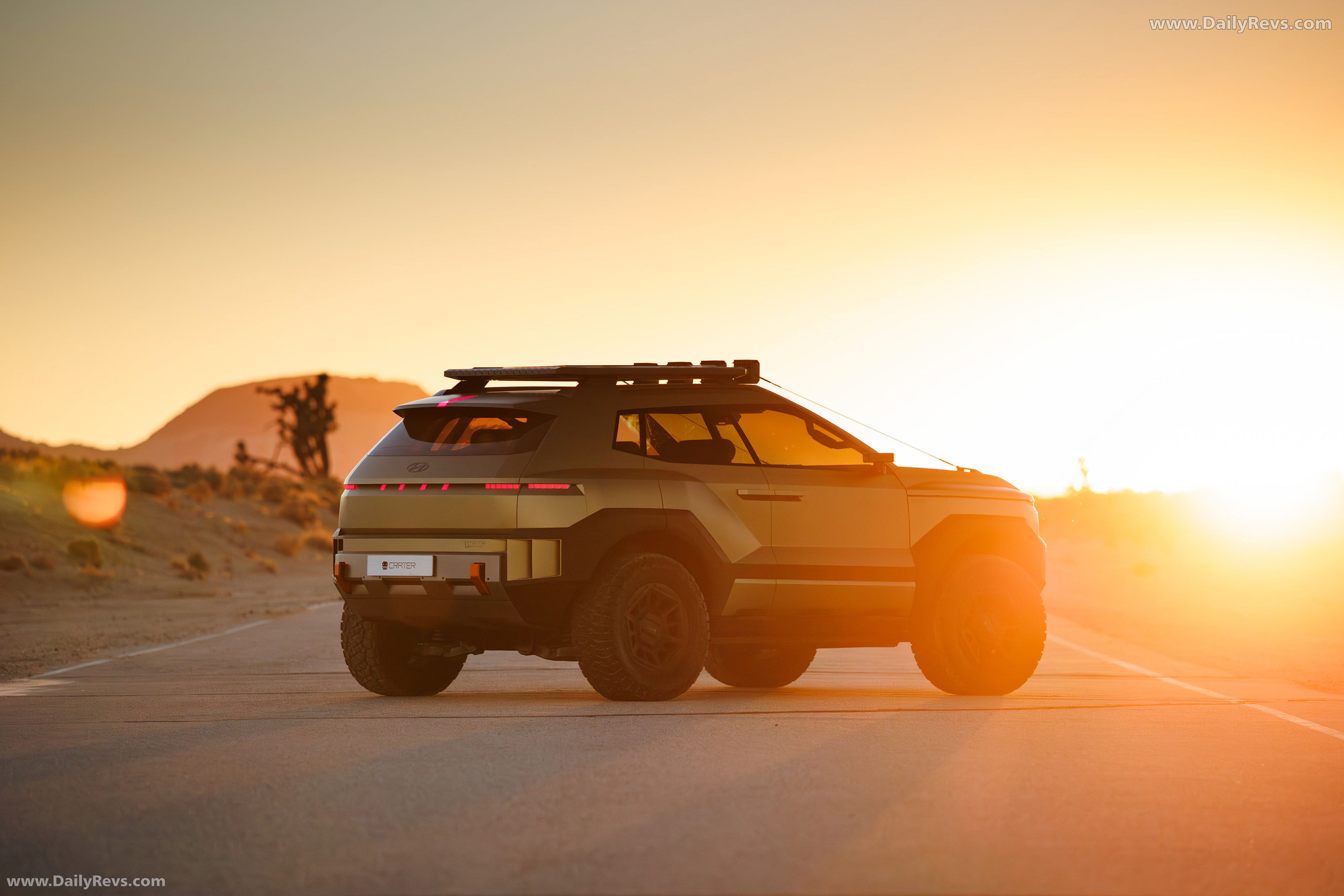 2025 Hyundai CRATER Concept Rear View