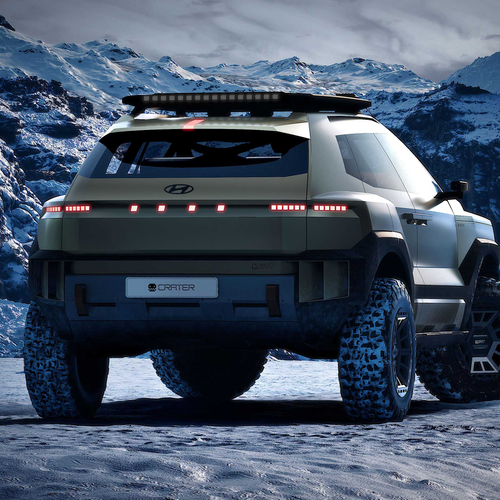 2025 Hyundai CRATER Concept Rear View