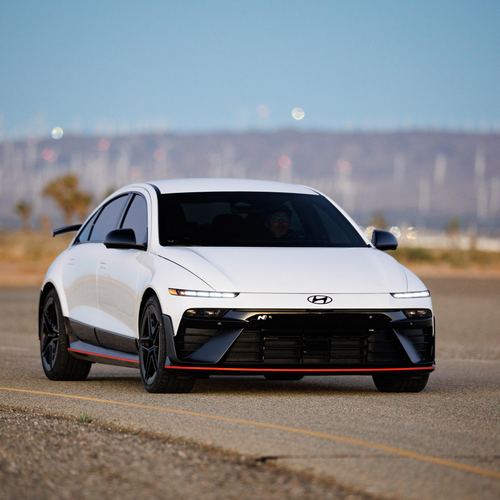 2026 Hyundai IONIQ 6 N Serenity White Pearl Front View