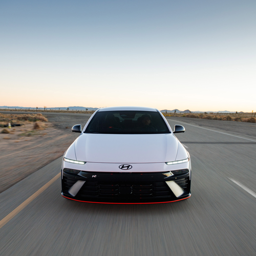 2026 Hyundai IONIQ 6 N Serenity White Pearl Front View