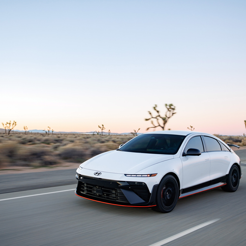 2026 Hyundai IONIQ 6 N Serenity White Pearl Front View