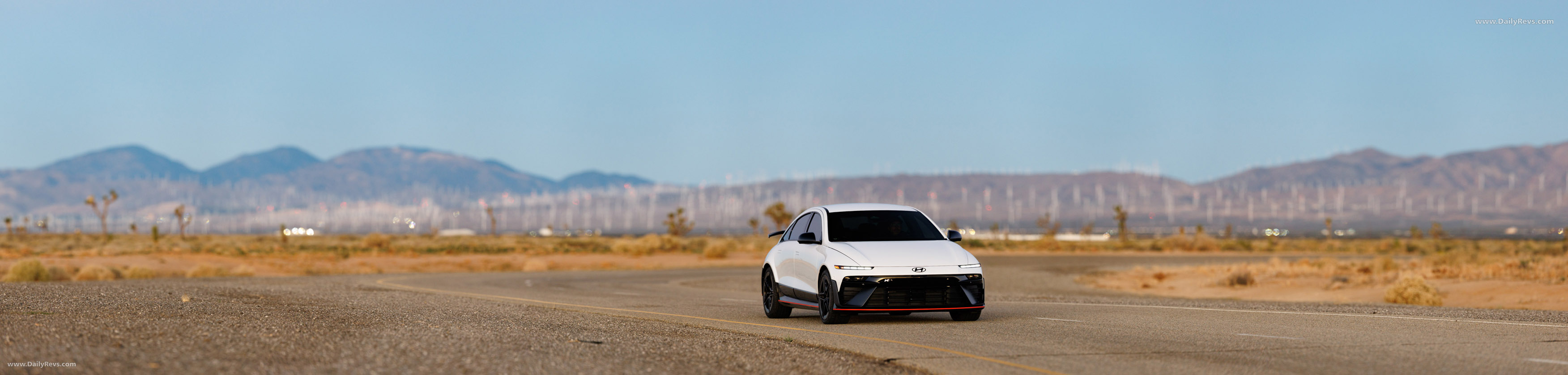 2026 Hyundai IONIQ 6 N Serenity White Pearl Front View