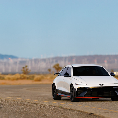 2026 Hyundai IONIQ 6 N Serenity White Pearl Front View