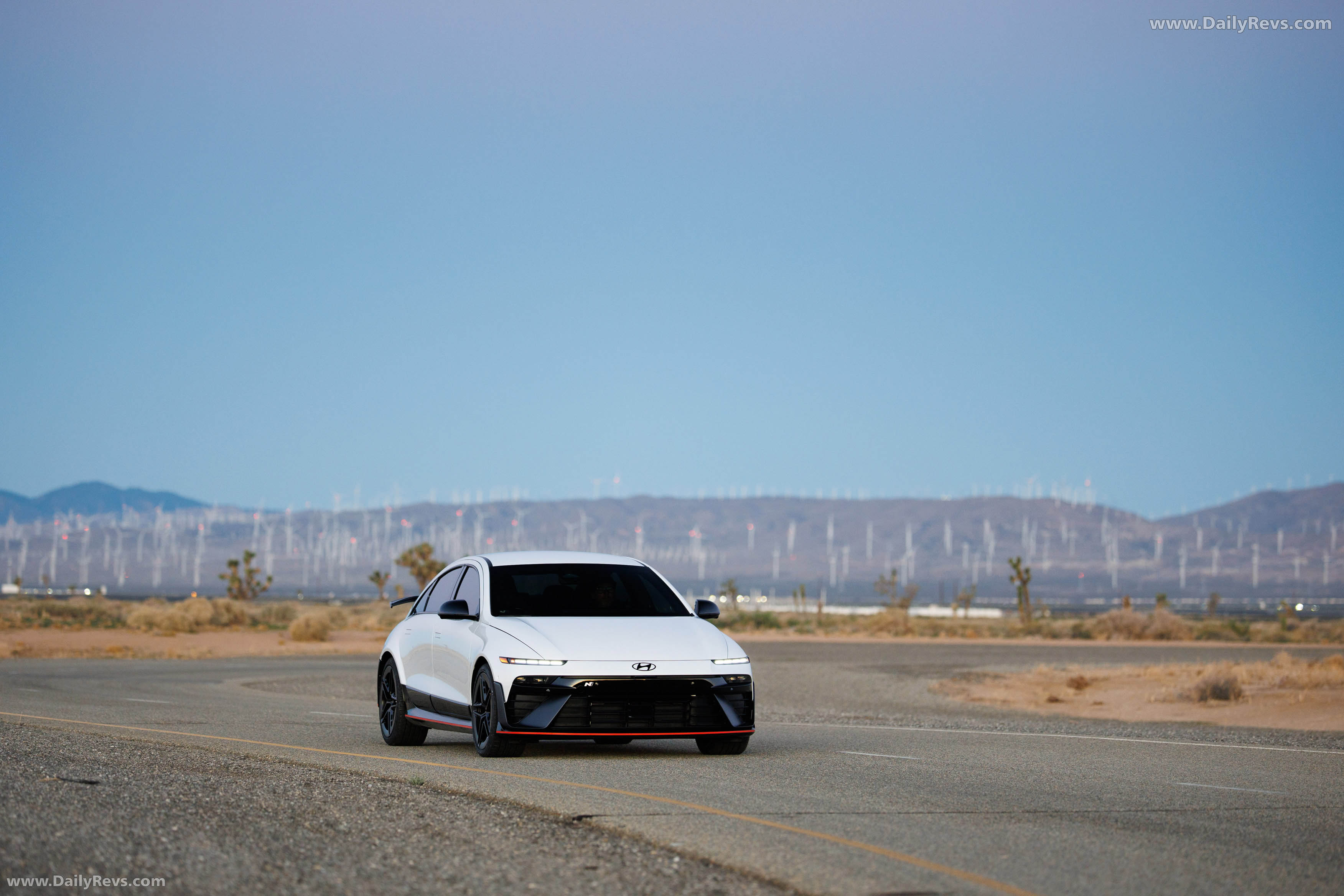 2026 Hyundai IONIQ 6 N Serenity White Pearl Front View