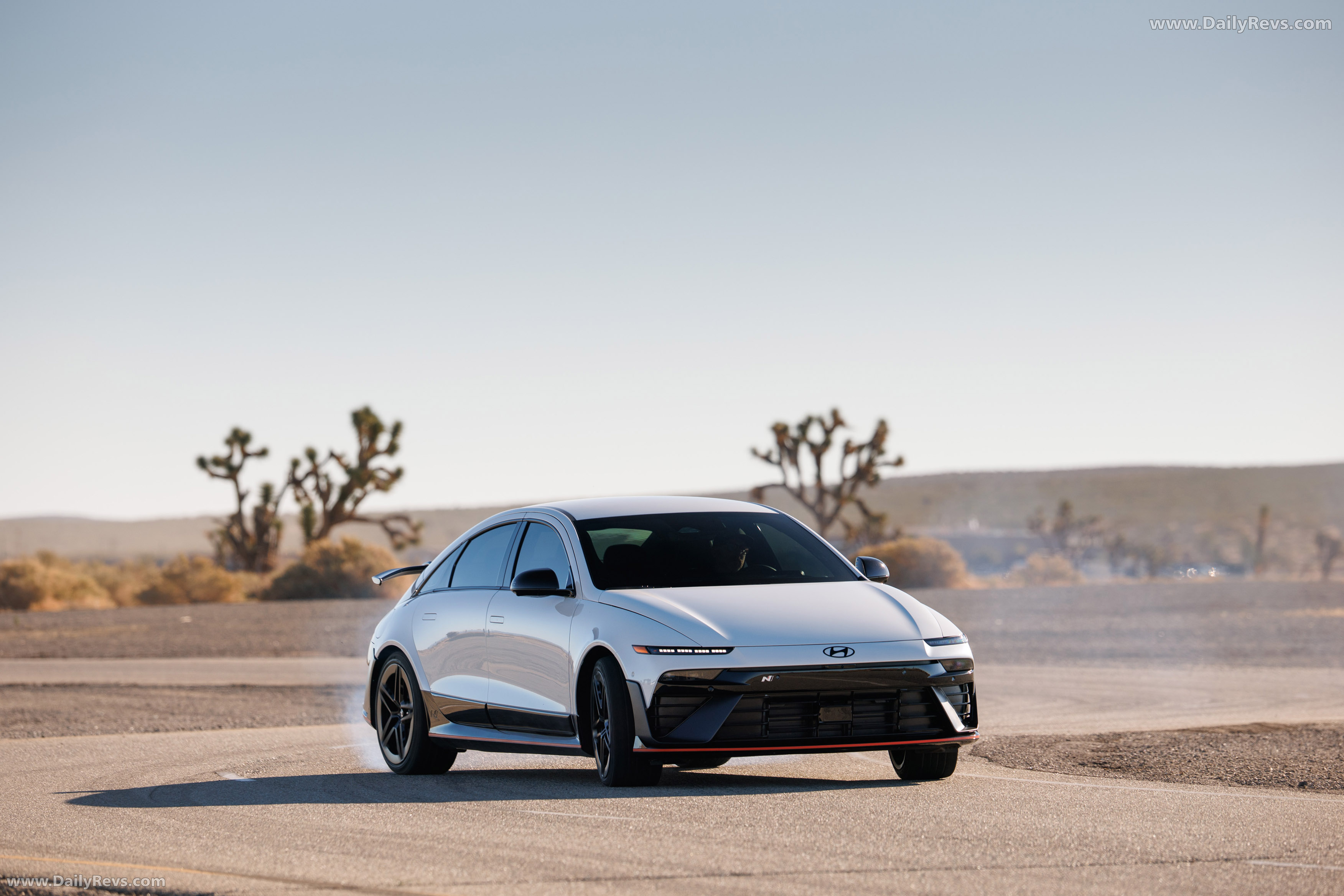 2026 Hyundai IONIQ 6 N Serenity White Pearl Front View