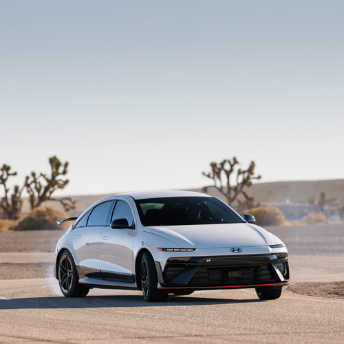 2026 Hyundai IONIQ 6 N Serenity White Pearl Front View