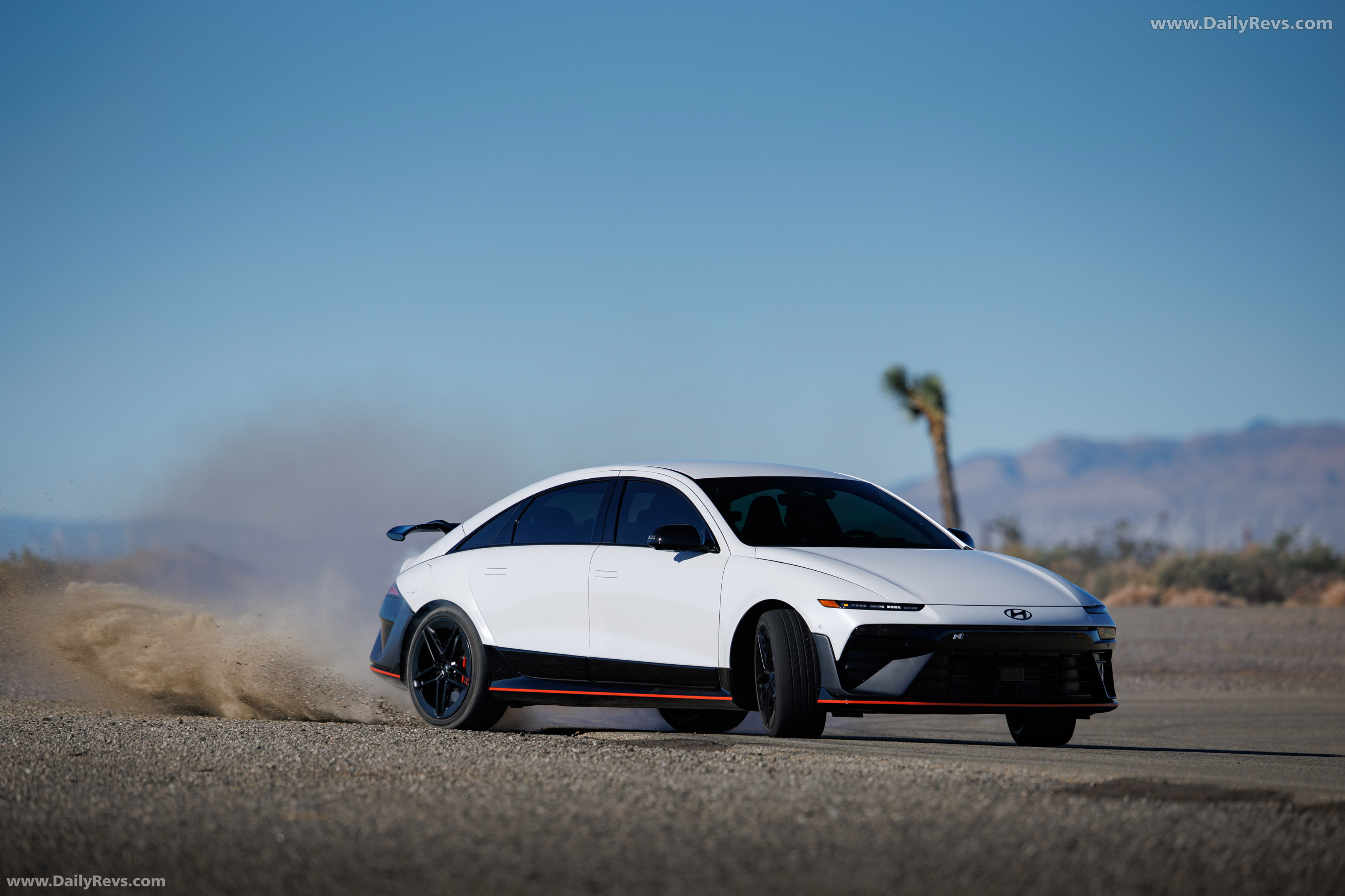 2026 Hyundai IONIQ 6 N Serenity White Pearl Front View