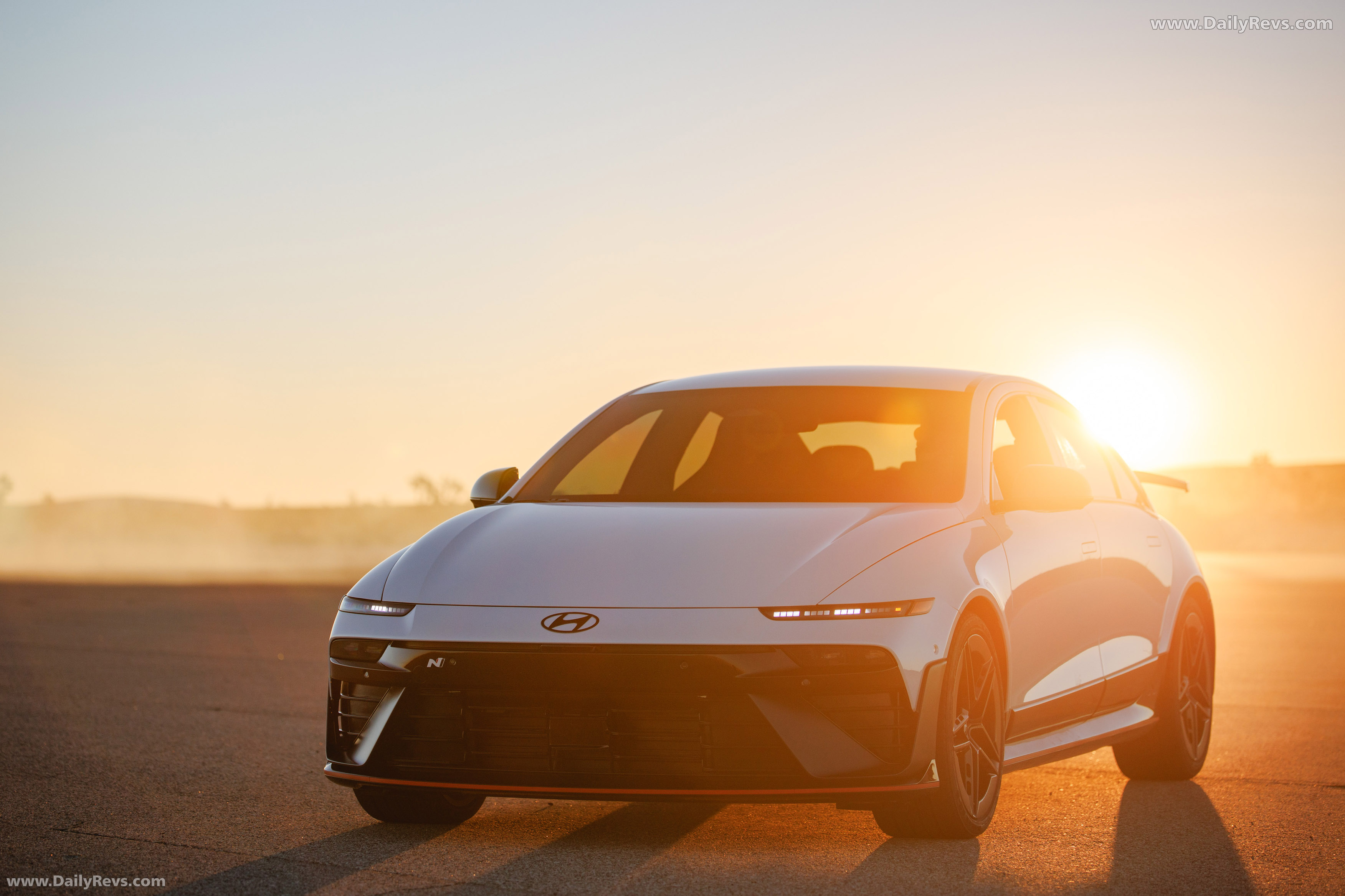 2026 Hyundai IONIQ 6 N Serenity White Pearl Front View