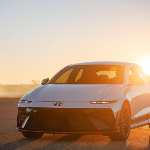 2026 Hyundai IONIQ 6 N Serenity White Pearl Front View