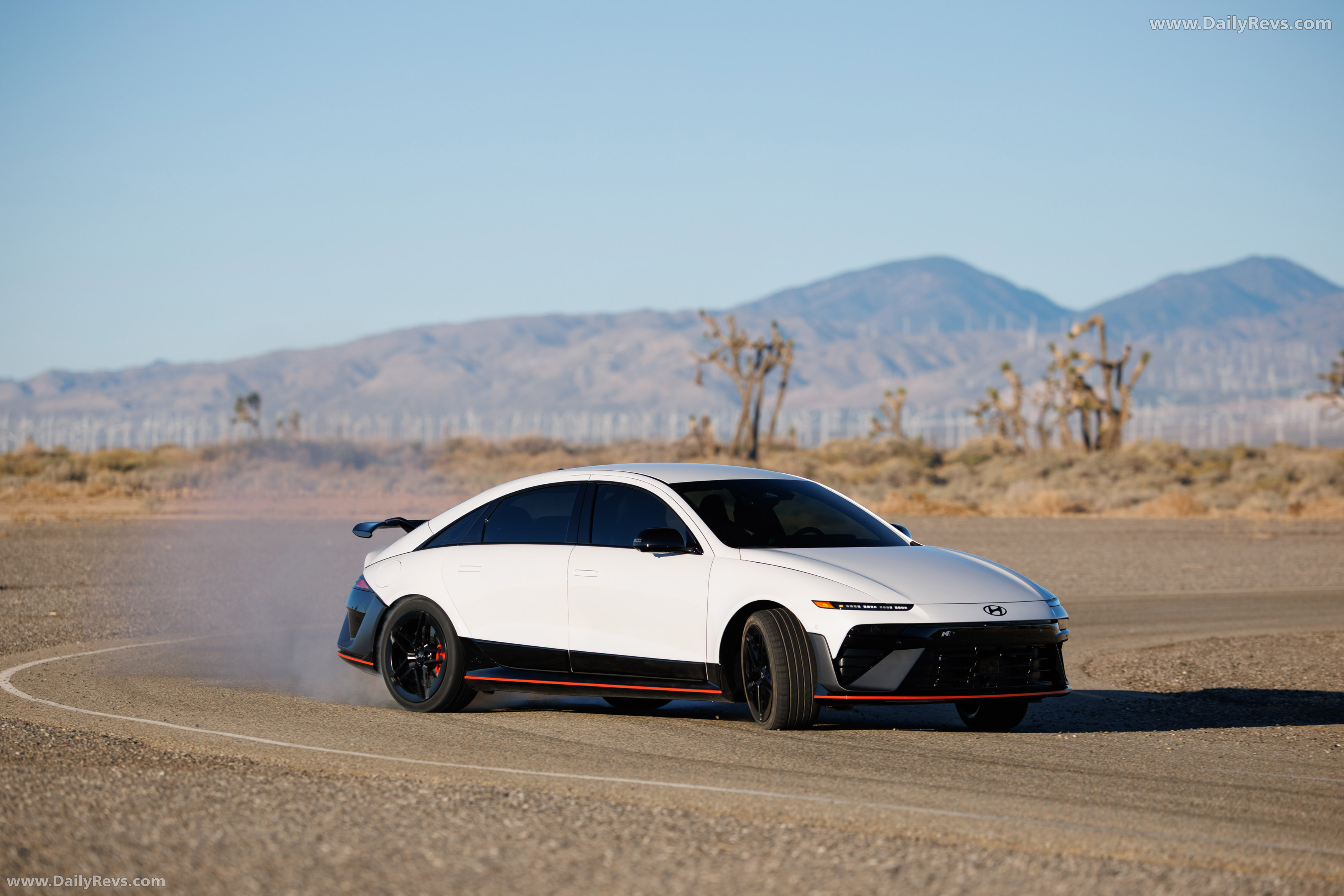 2026 Hyundai IONIQ 6 N Serenity White Pearl Front View