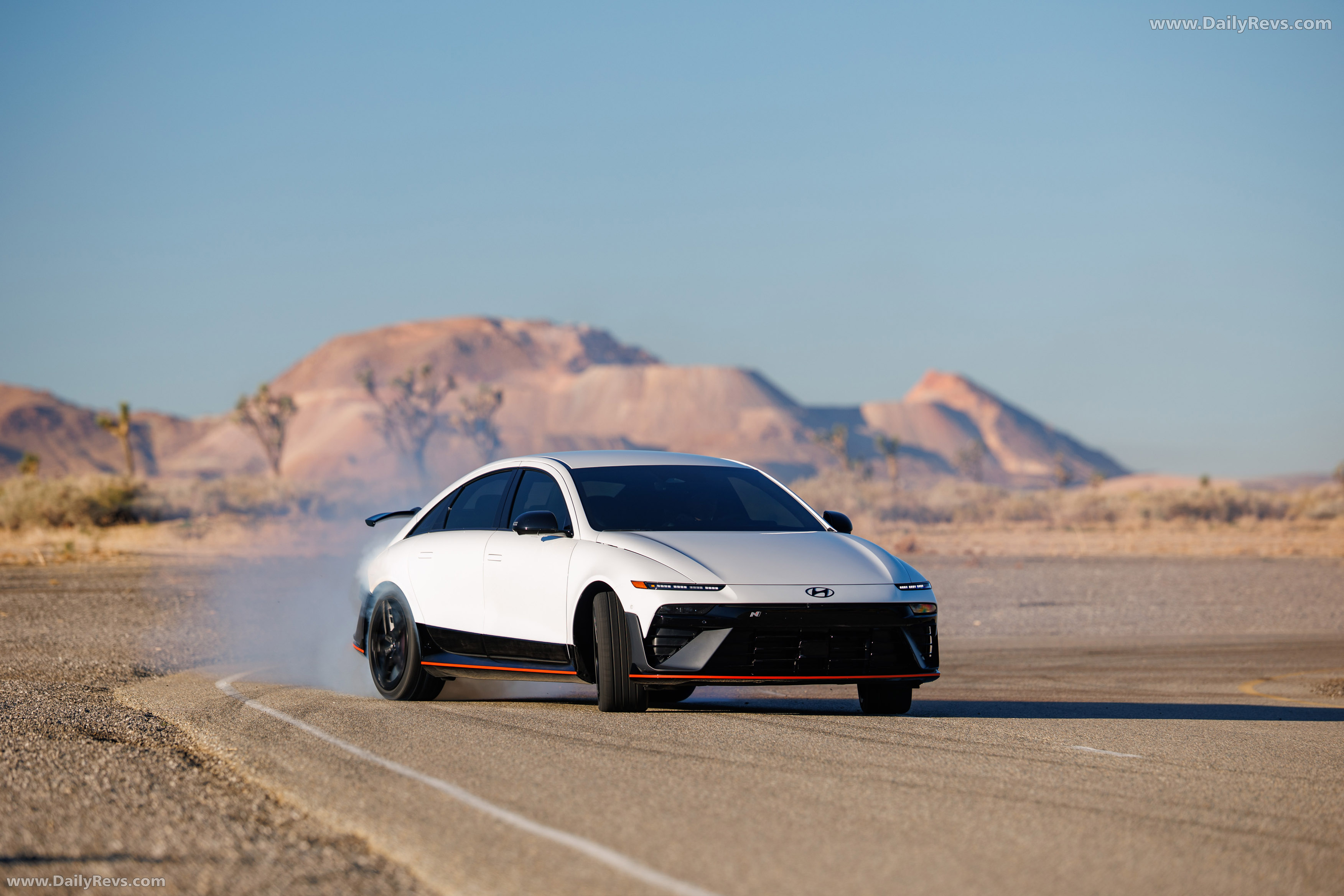 2026 Hyundai IONIQ 6 N Serenity White Pearl Front View