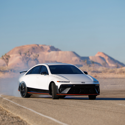 2026 Hyundai IONIQ 6 N Serenity White Pearl Front View