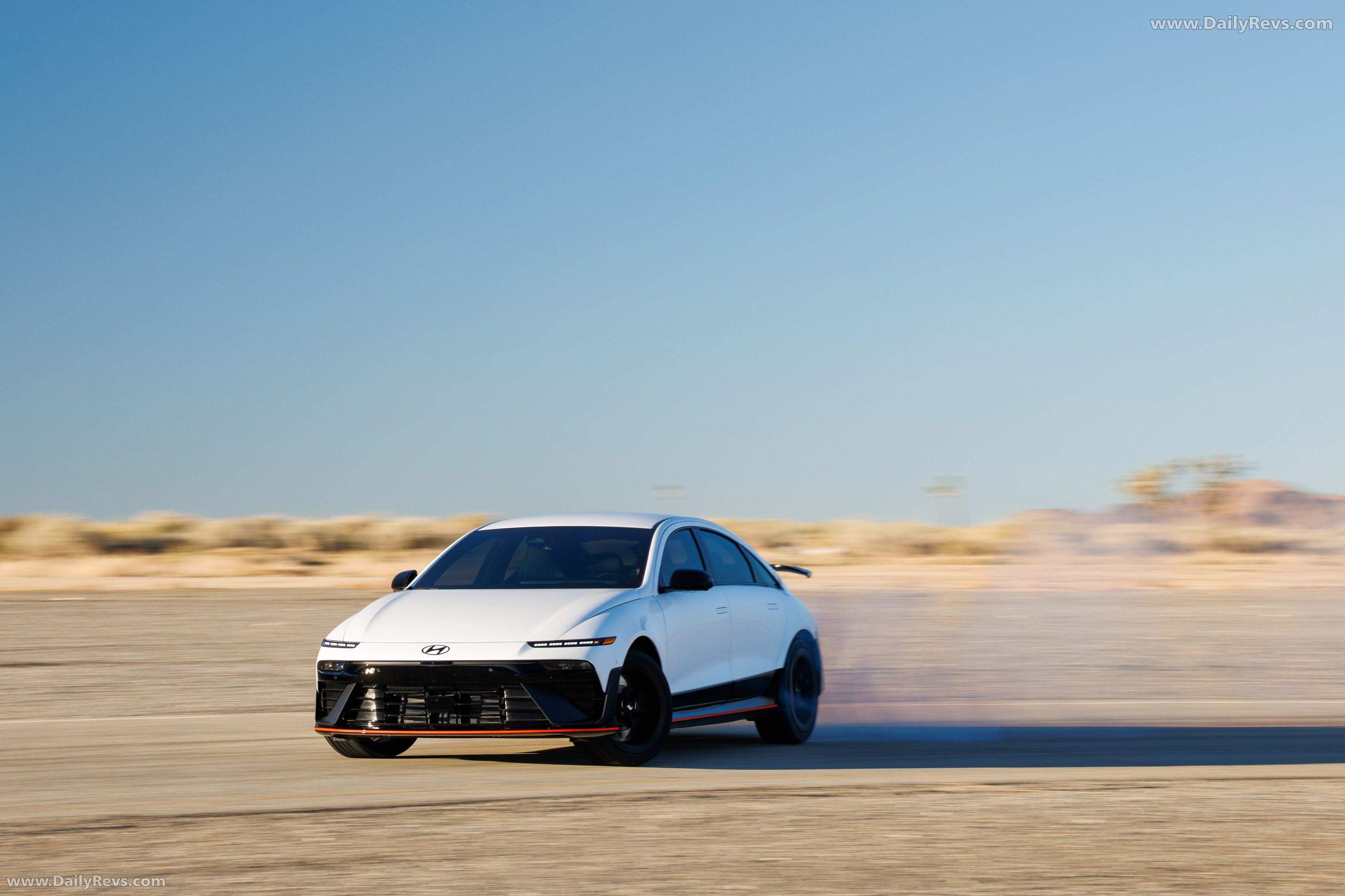 2026 Hyundai IONIQ 6 N Serenity White Pearl Front View
