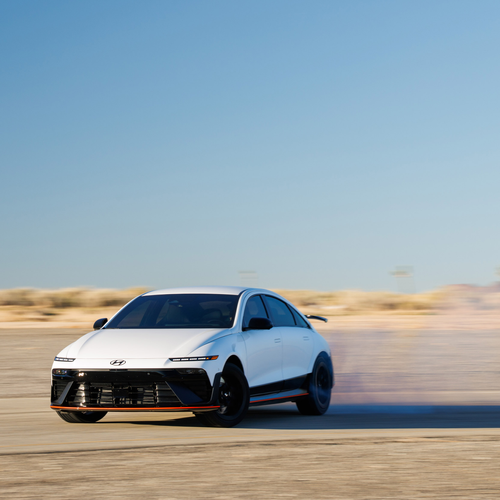 2026 Hyundai IONIQ 6 N Serenity White Pearl Front View