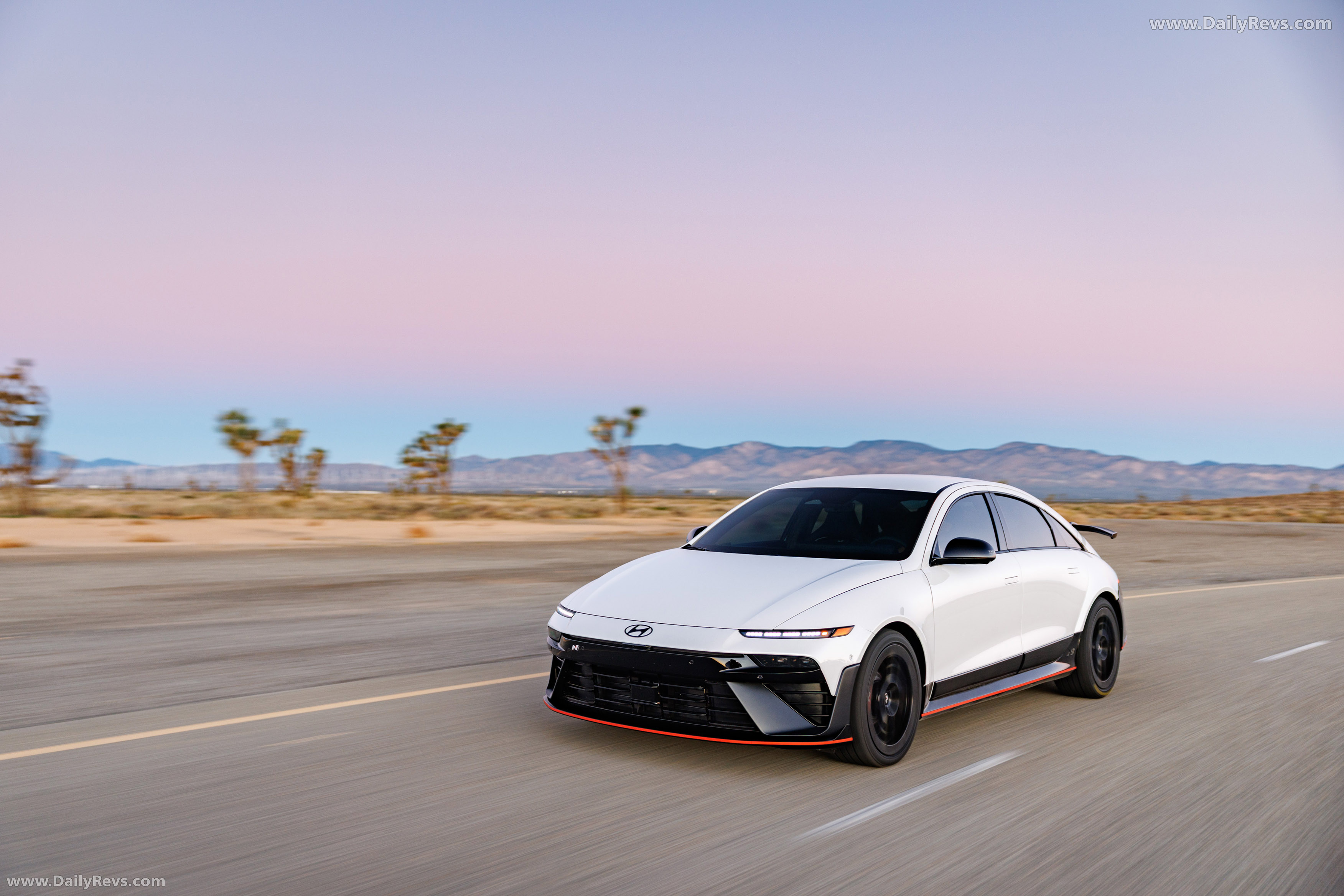 2026 Hyundai IONIQ 6 N Serenity White Pearl Front View