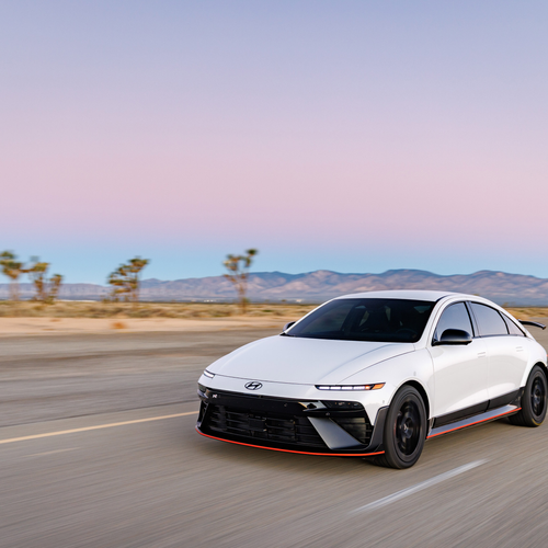2026 Hyundai IONIQ 6 N Serenity White Pearl Front View