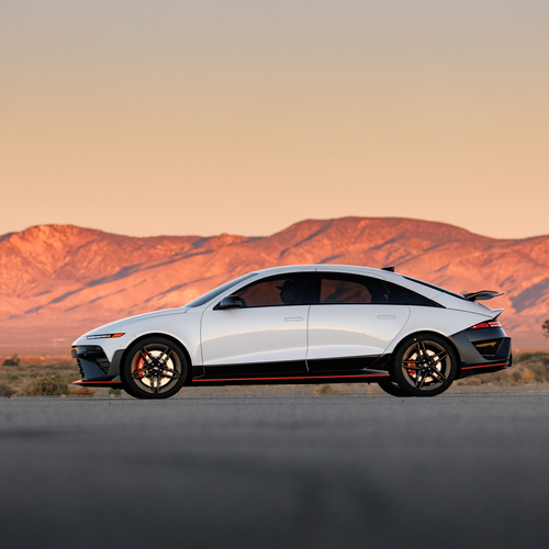 2026 Hyundai IONIQ 6 N Serenity White Pearl Side View
