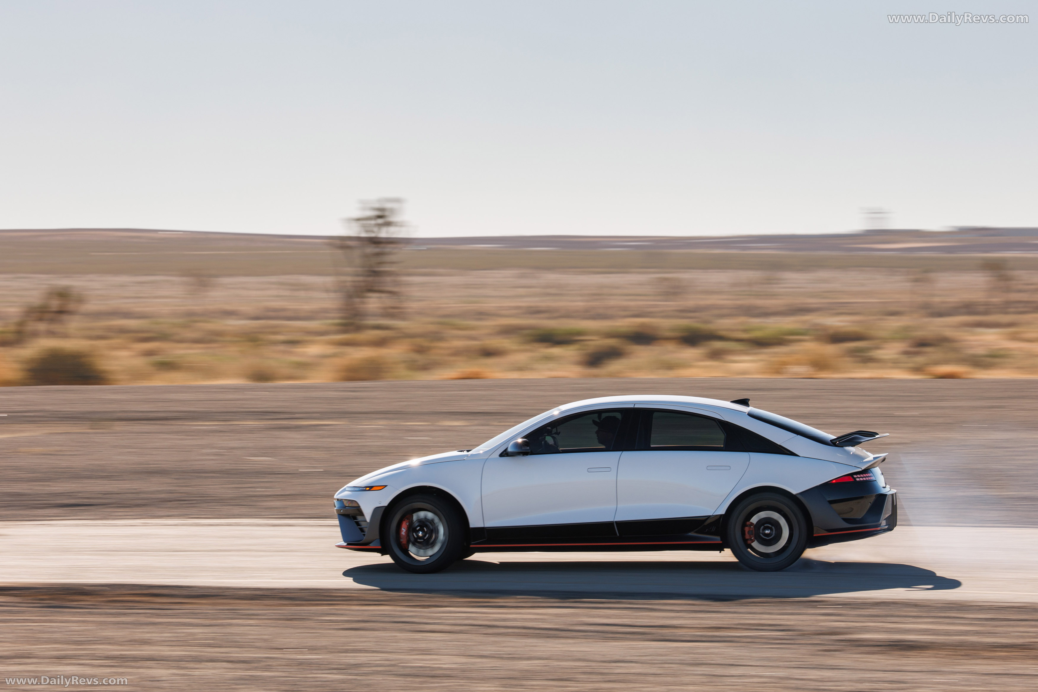 2026 Hyundai IONIQ 6 N Serenity White Pearl Side View