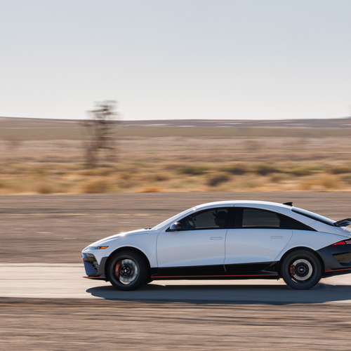 2026 Hyundai IONIQ 6 N Serenity White Pearl Side View