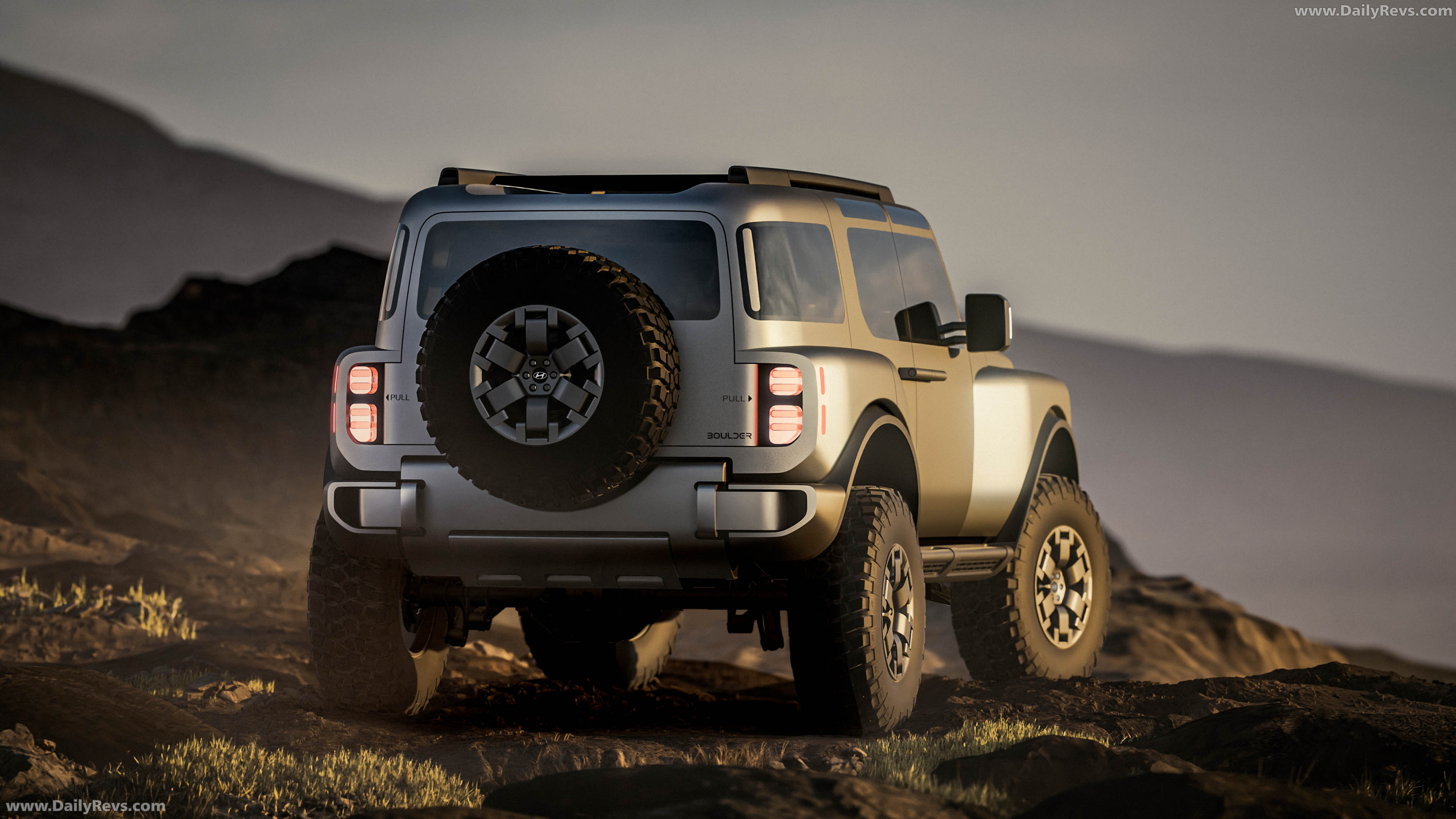 2026 Hyundai Boulder Concept Rear View