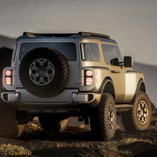 2026 Hyundai Boulder Concept Rear View
