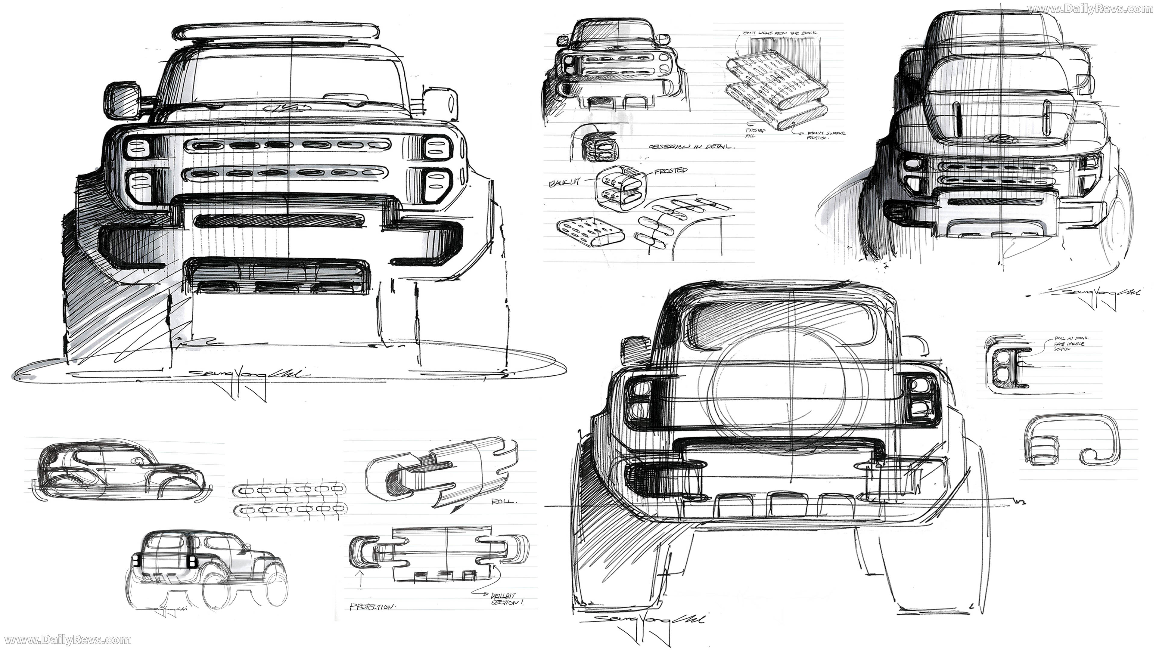 2026 Hyundai Boulder Concept Sketches