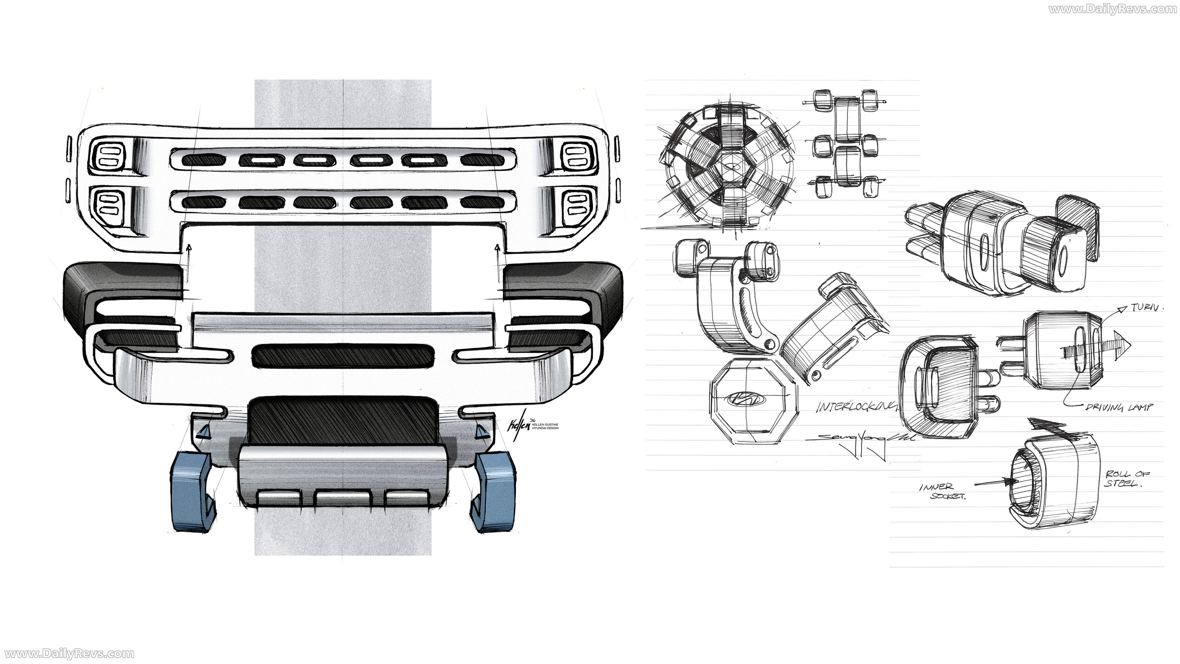 2026 Hyundai Boulder Concept Sketches