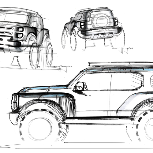 2026 Hyundai Boulder Concept Sketches