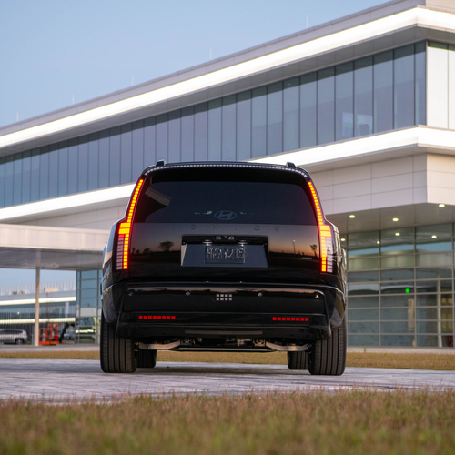 2027 Hyundai Ioniq 9 Calligraphy Black Ink Rear View
