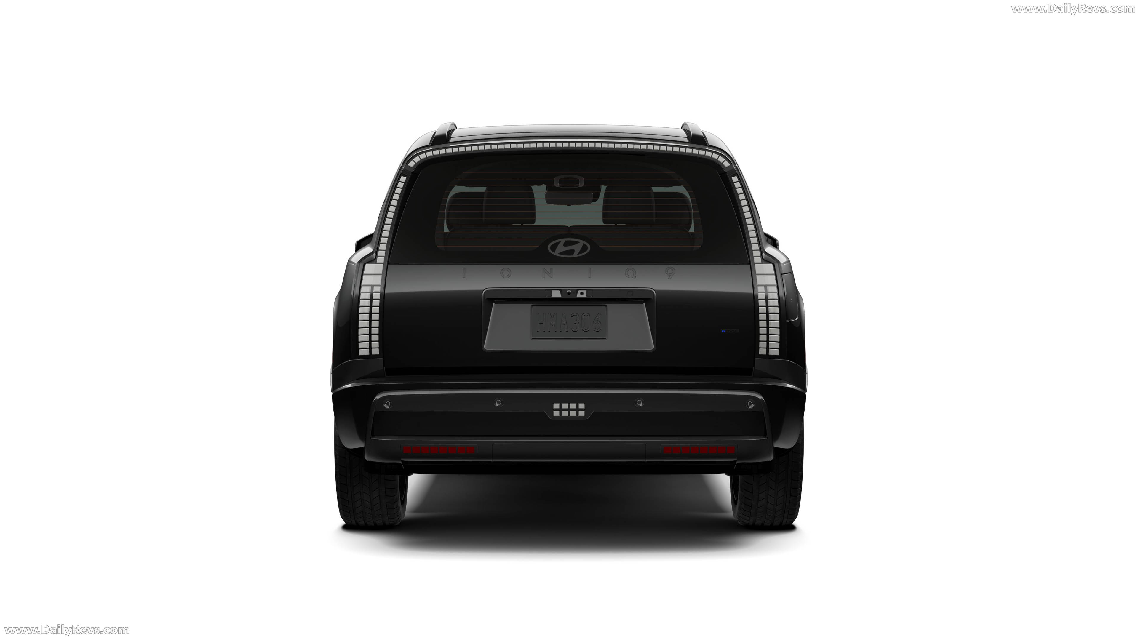 2027 Hyundai Ioniq 9 Calligraphy Black Ink Rear View
