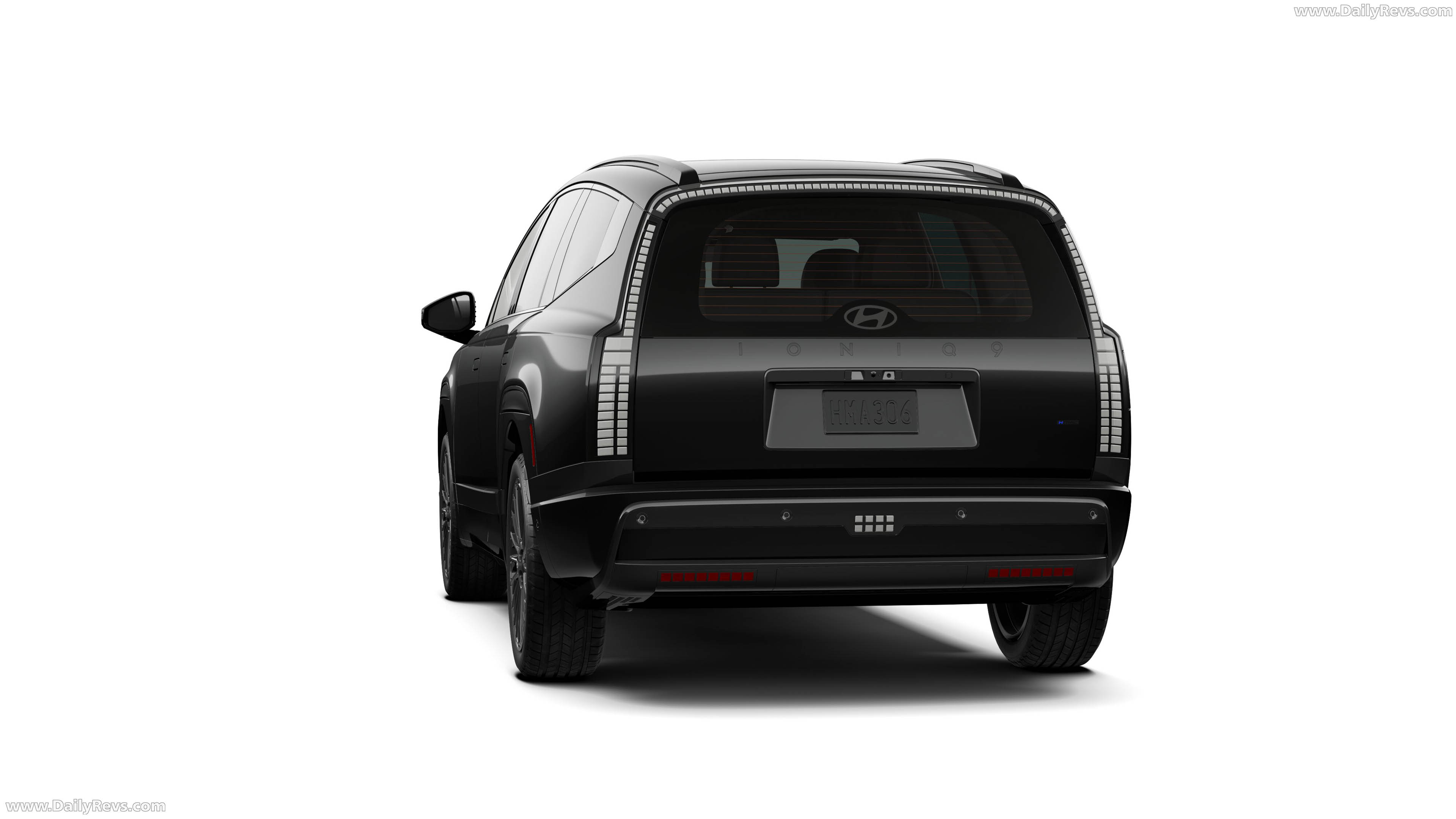 2027 Hyundai Ioniq 9 Calligraphy Black Ink Rear View