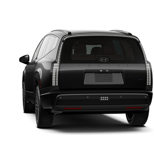 2027 Hyundai Ioniq 9 Calligraphy Black Ink Rear View