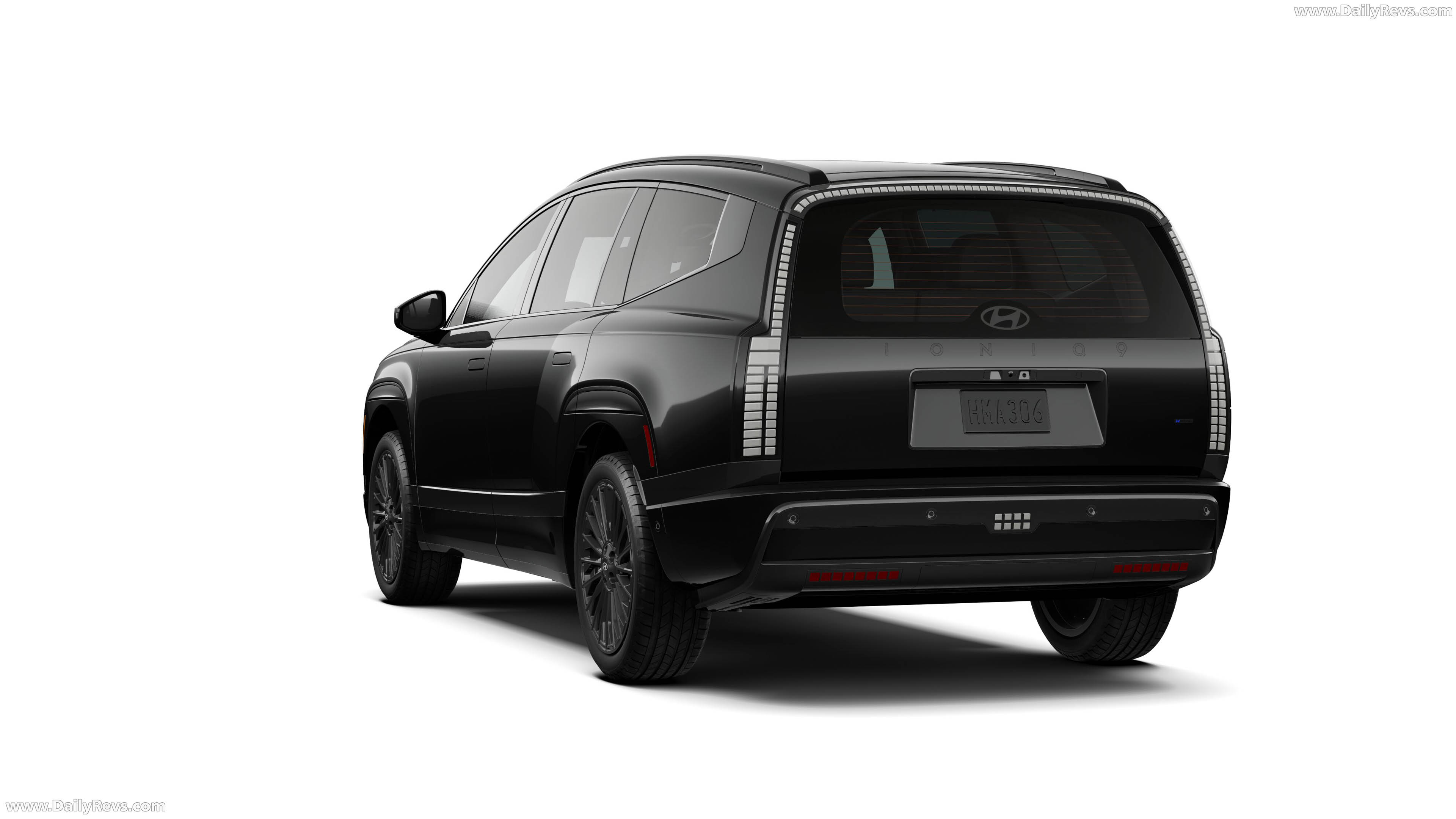 2027 Hyundai Ioniq 9 Calligraphy Black Ink Rear View