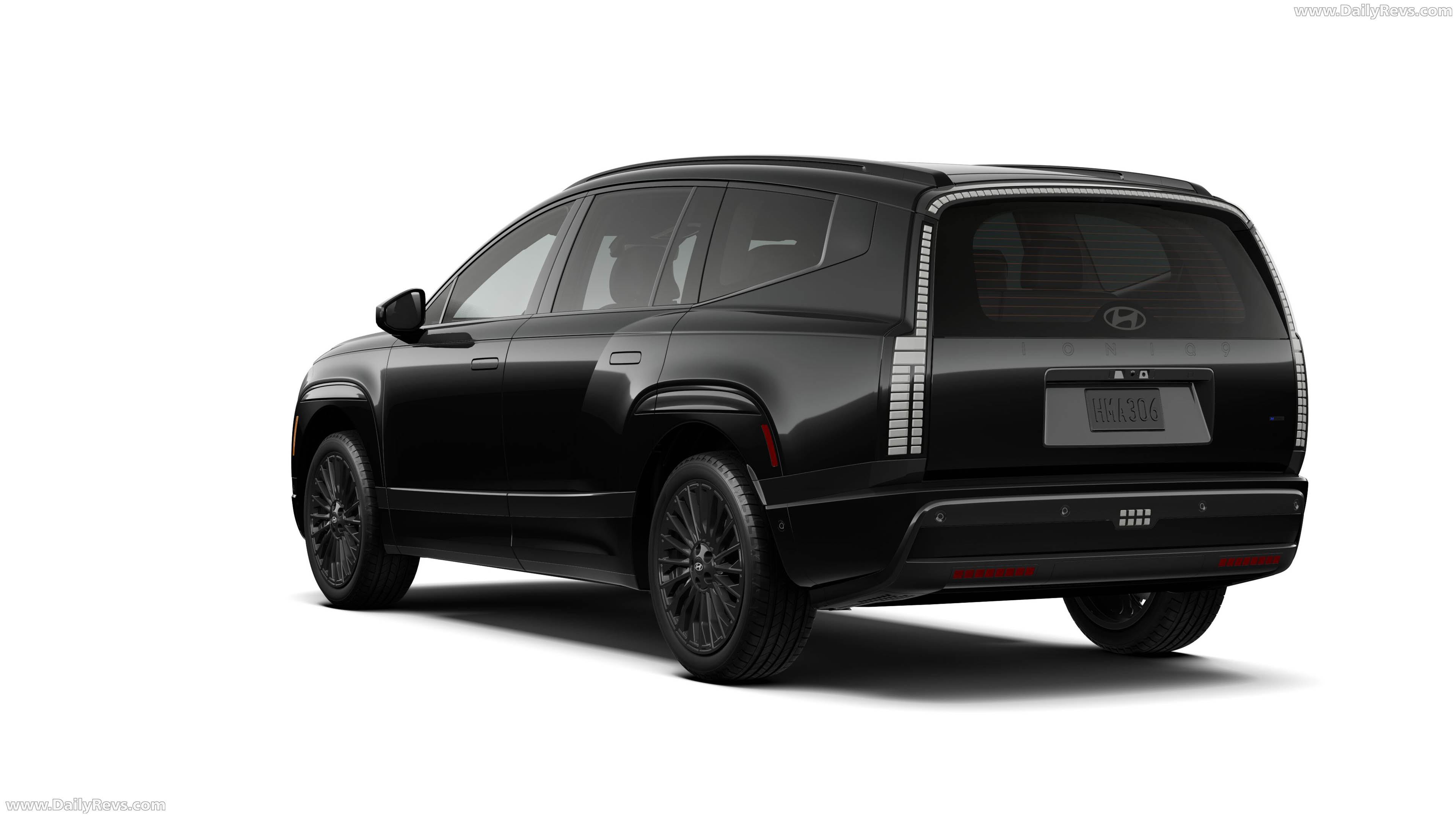 2027 Hyundai Ioniq 9 Calligraphy Black Ink Rear View