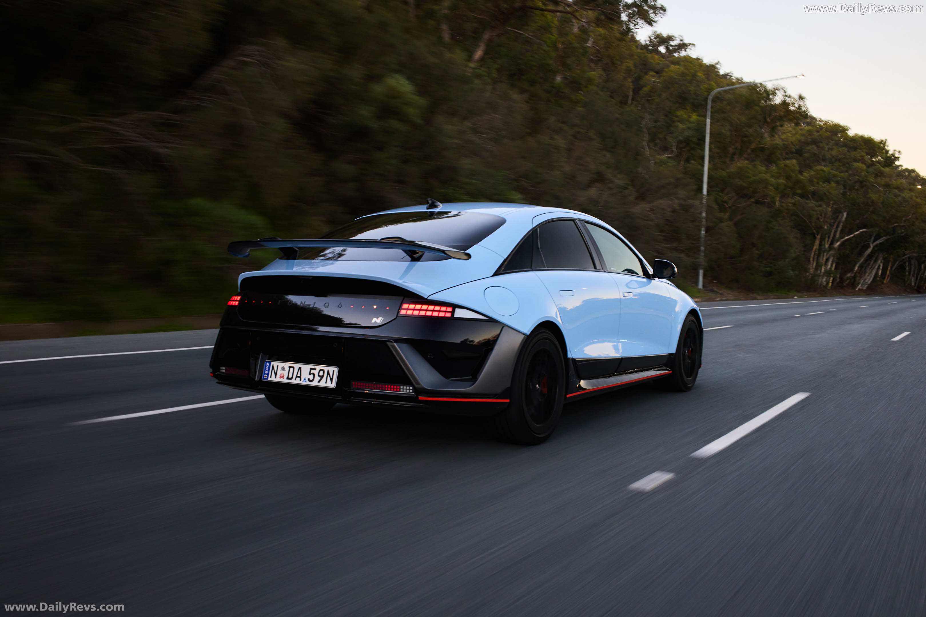 2026 Hyundai IONIQ 6 N Australian Version Rear View