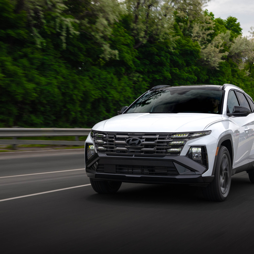 2026 Hyundai Tucson Hybrid Night Edition Front View