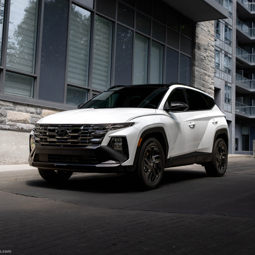 2026 Hyundai Tucson Hybrid Night Edition Front View