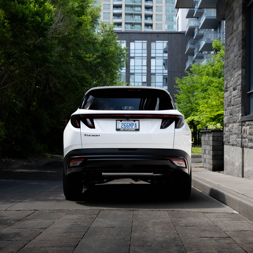 2026 Hyundai Tucson Hybrid Night Edition Rear View